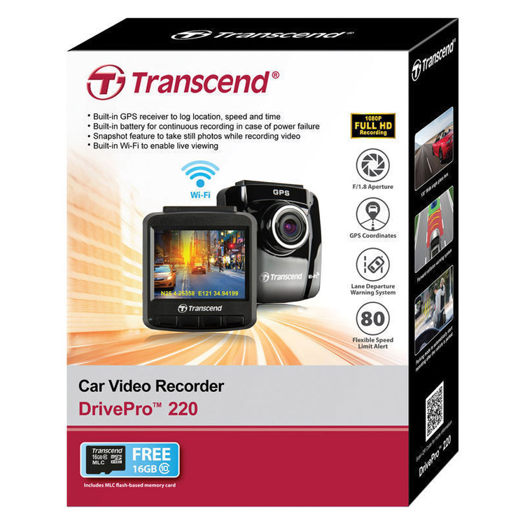 Camera Transcend DrivePro 220